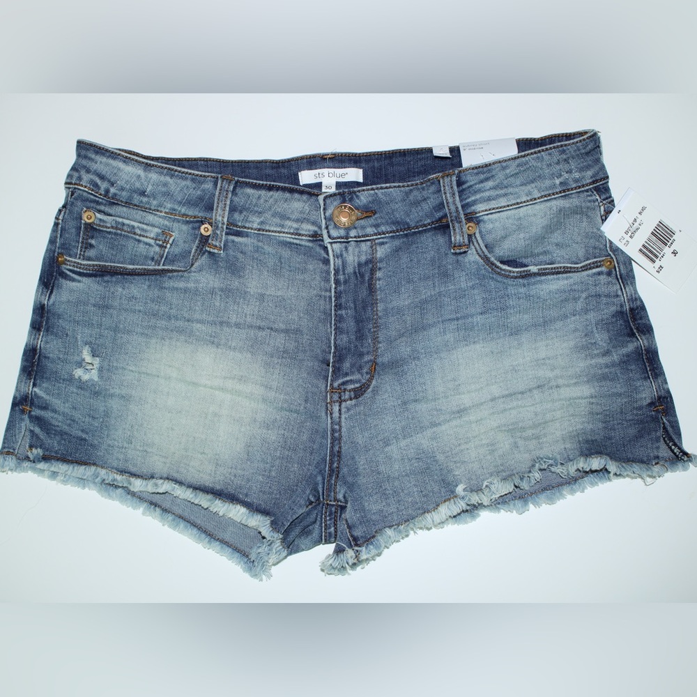 Sts Blue Aubrey Super High Rise Cut Off Distressed Short
